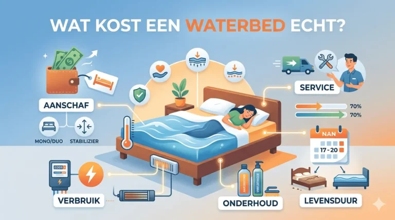 Wat kost een waterbed echt? TOPslaap Waterbedden